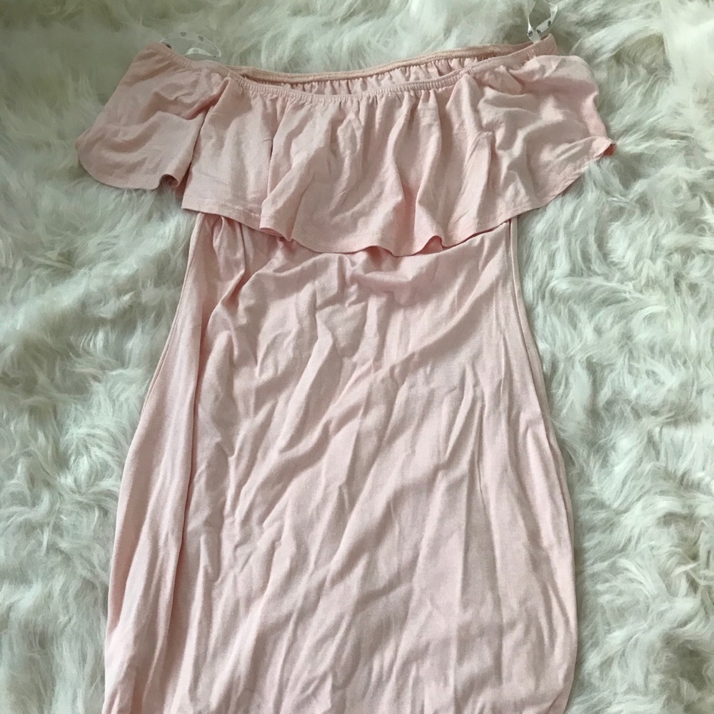 Baby pink dress